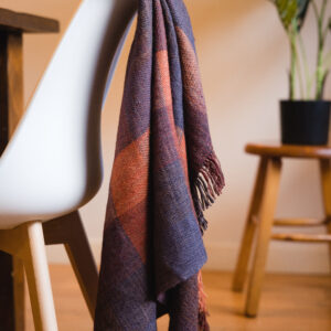 Double Weave Blanket in Cabin colourway